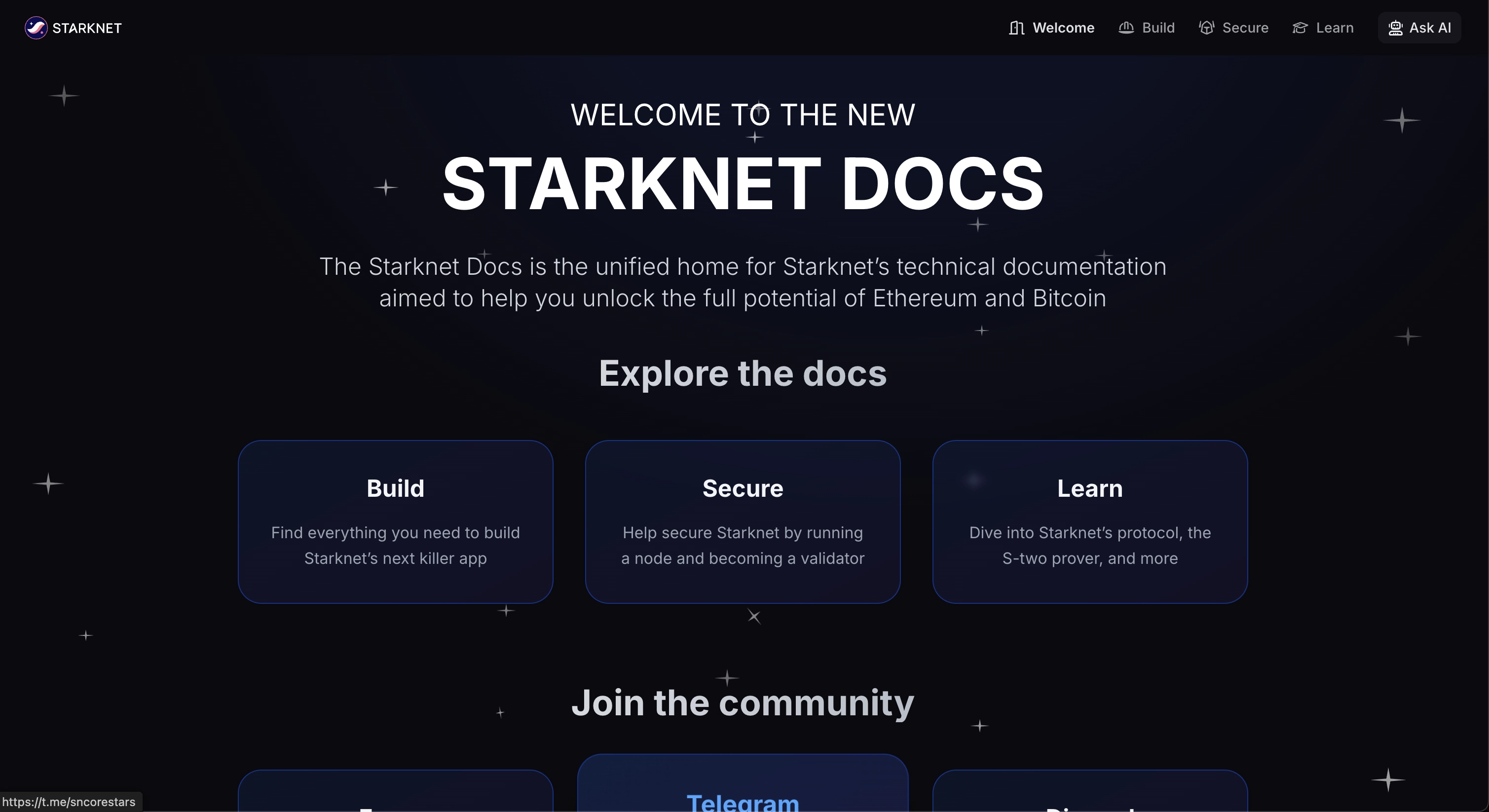 Starknet Docs