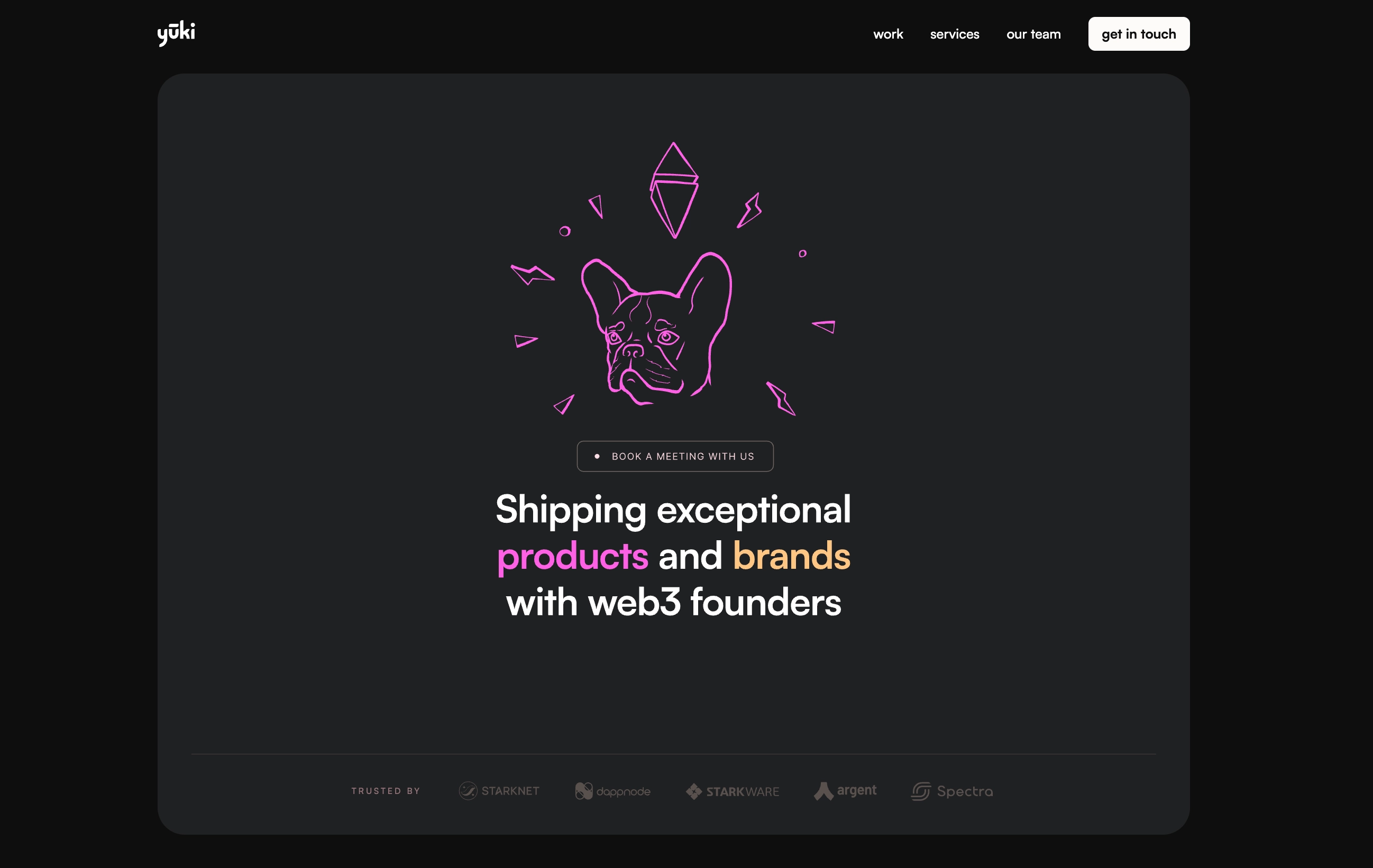 Marketing Website for Yuki